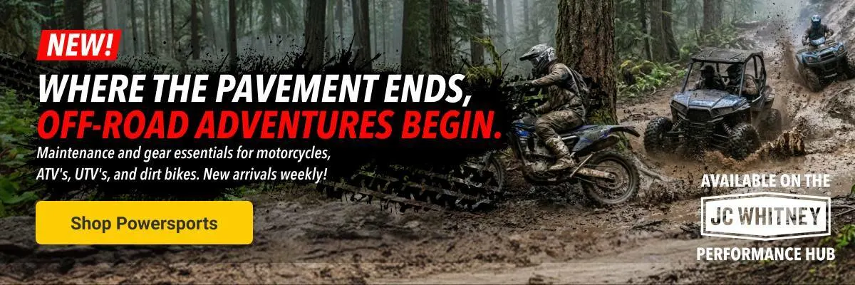 NEW - Where the pavement ends, off-road adventures begin.