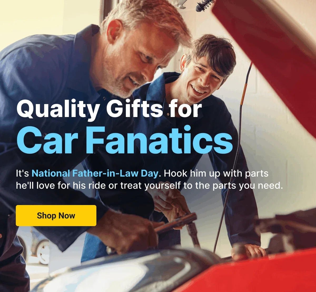 Quality Gifts for Car Fanatics | It's National Father-in-Law Day | Shop Now