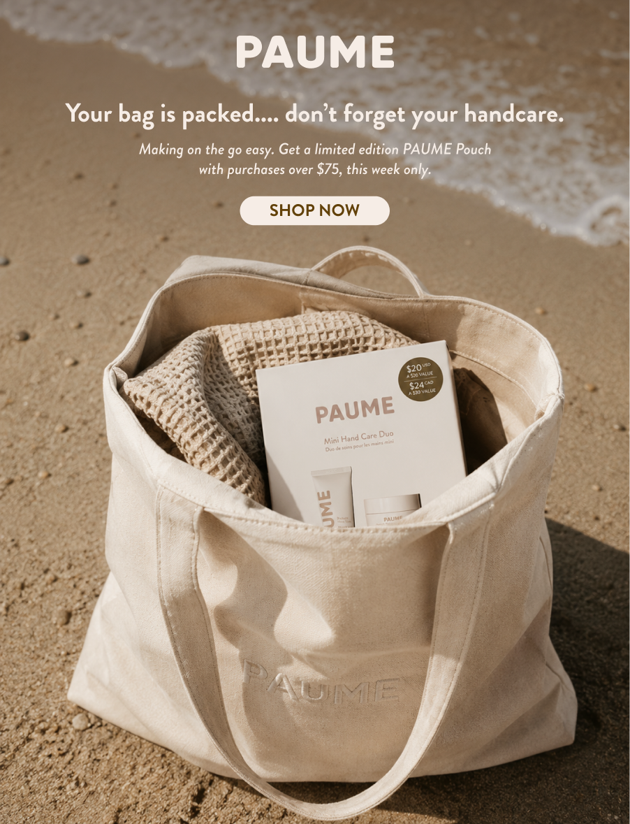 your bag is packed. your hands are not. the one thing missing from your tote. Plus a FREE gift with purchase