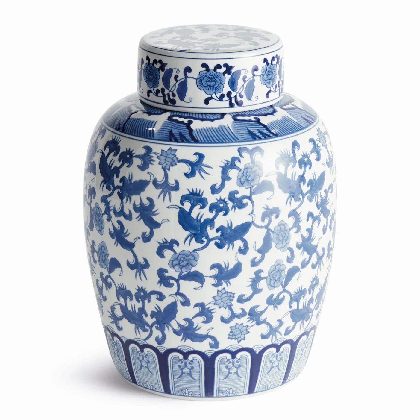 Image of Barclay Butera Dynasty Blossom Lidded Jar