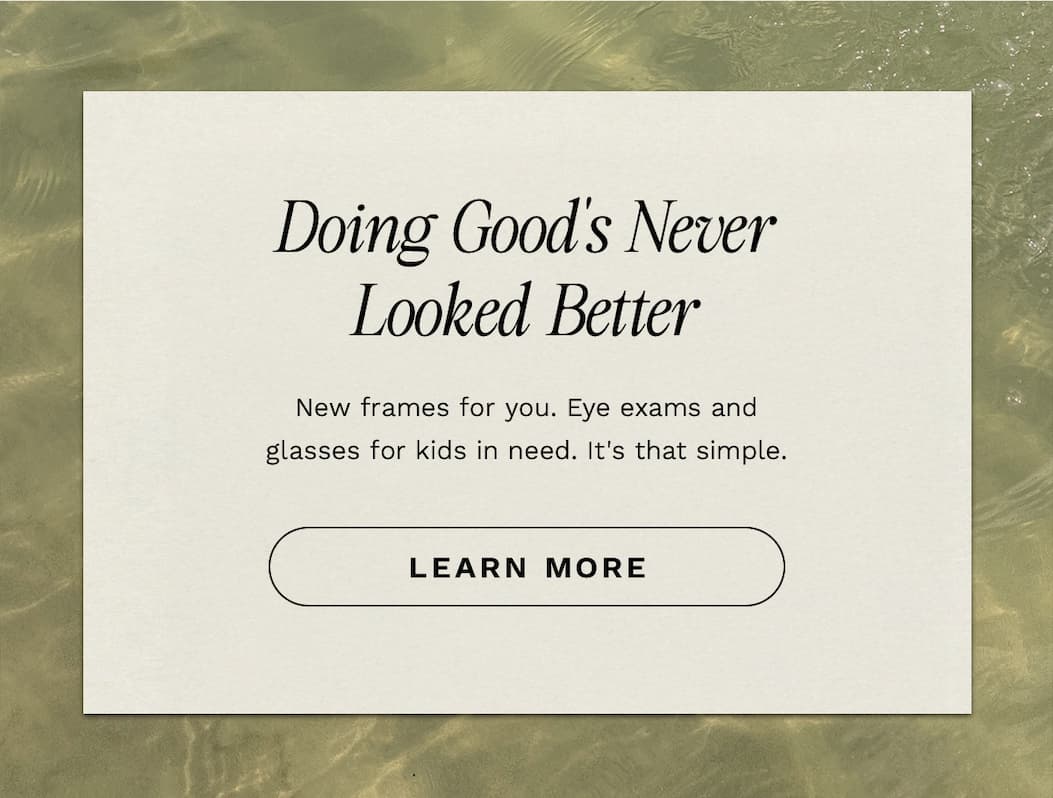 Doing Good's Never Looked Better