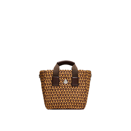 Micro Caradoc Raffia Tote Bag