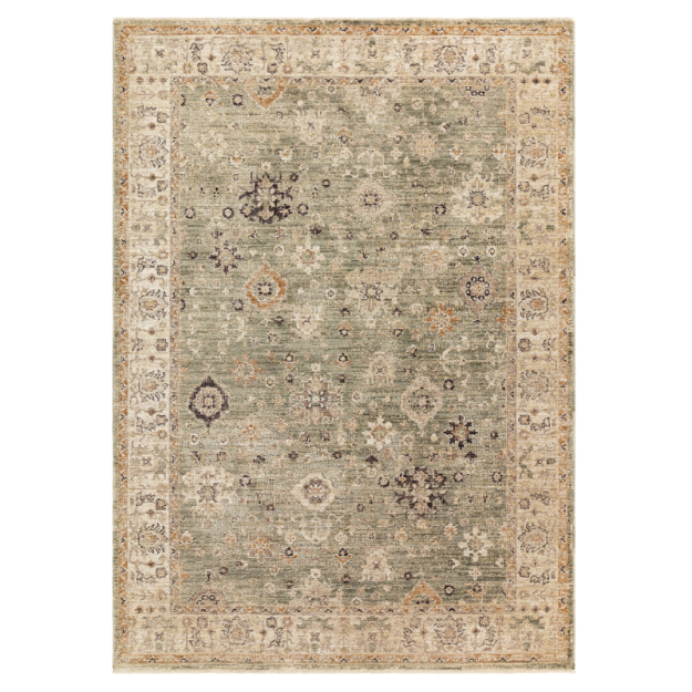 Green rug