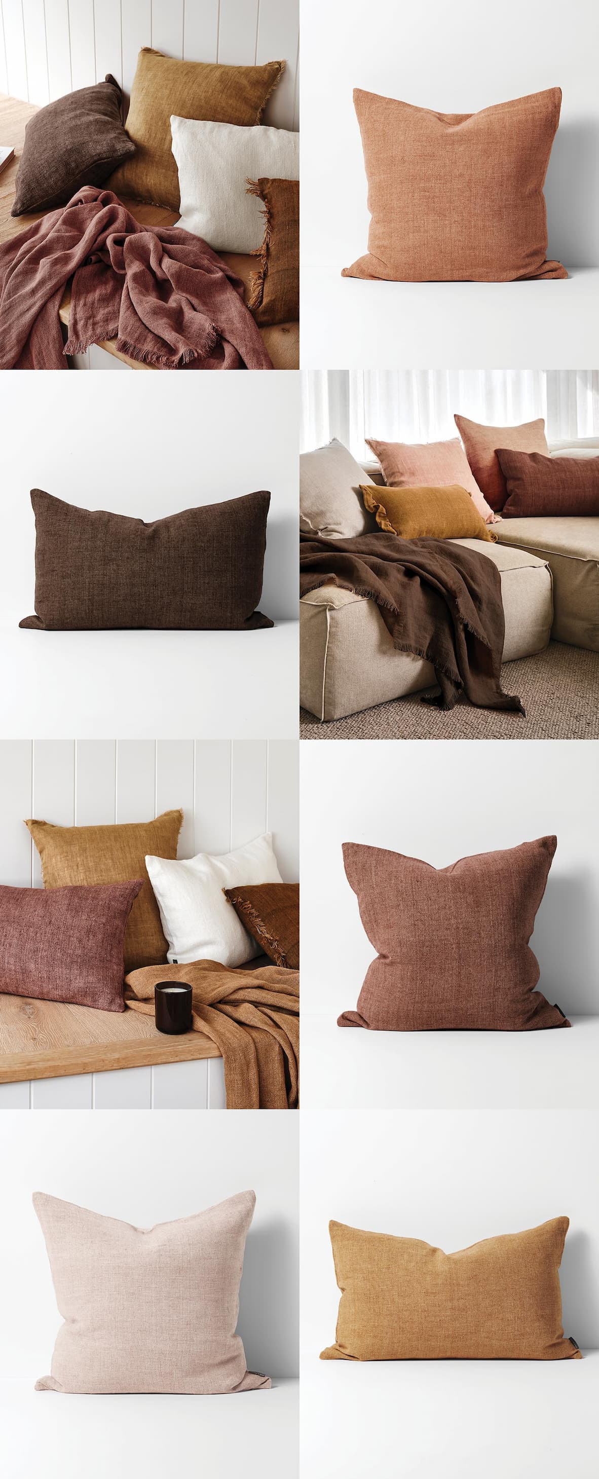 Bestsellers are back! Linen Cushions & Throws
