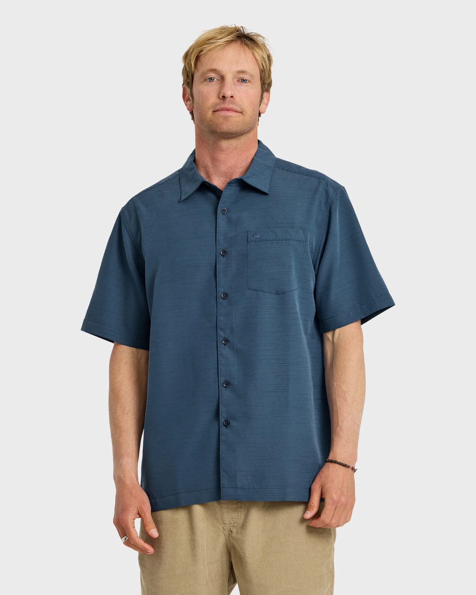 Image of Waterman Centinela Premium Anti-Wrinkle Shirt - Navy