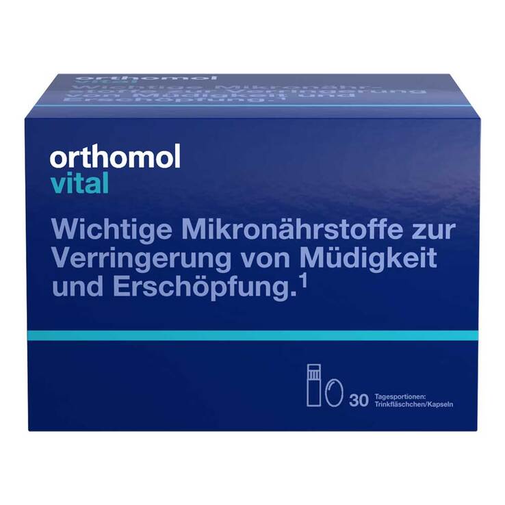 Orthomol Vital Trinkfläschchen / Kapseln Kombipackung⁶ ⁹