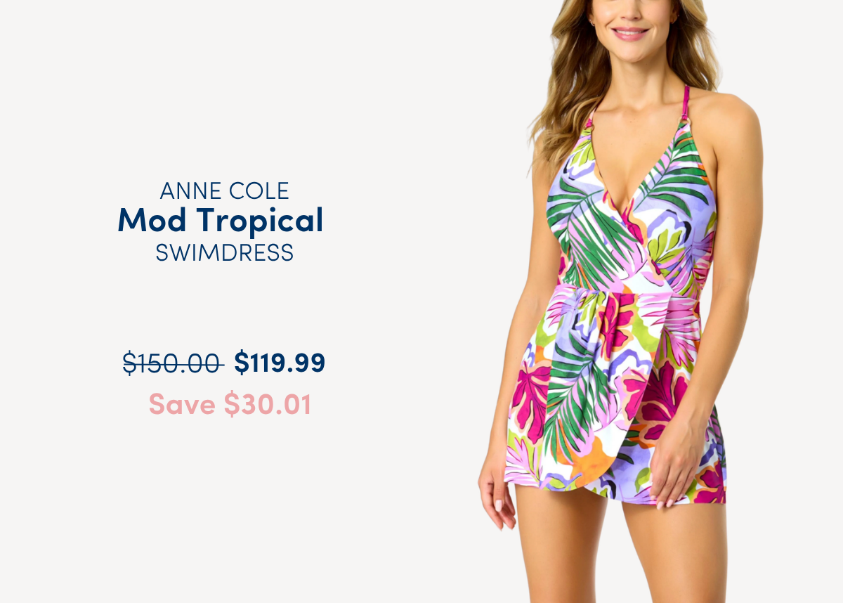 Mod Tropical Skirted One Piece Swimsuit
