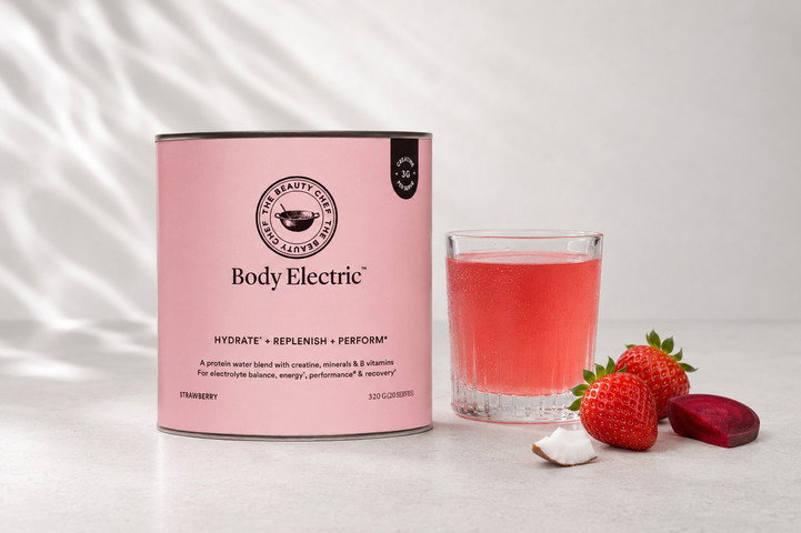 The Beauty Chef Body Electric with strawberry, beetroot and coconut