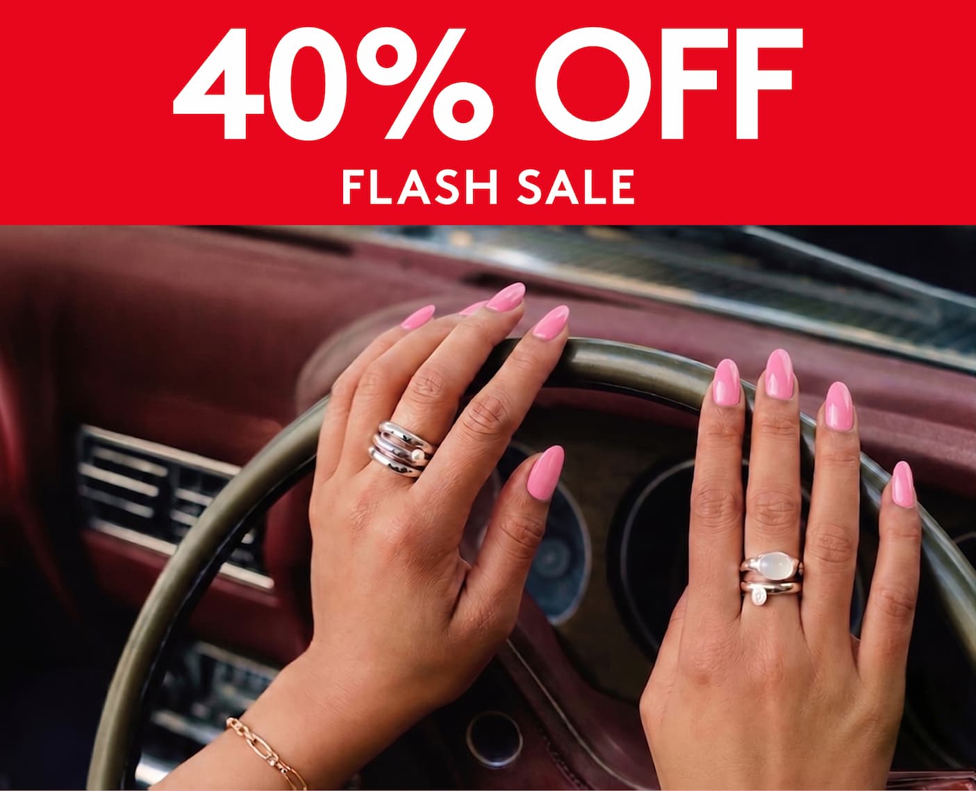 40% off the flash sale