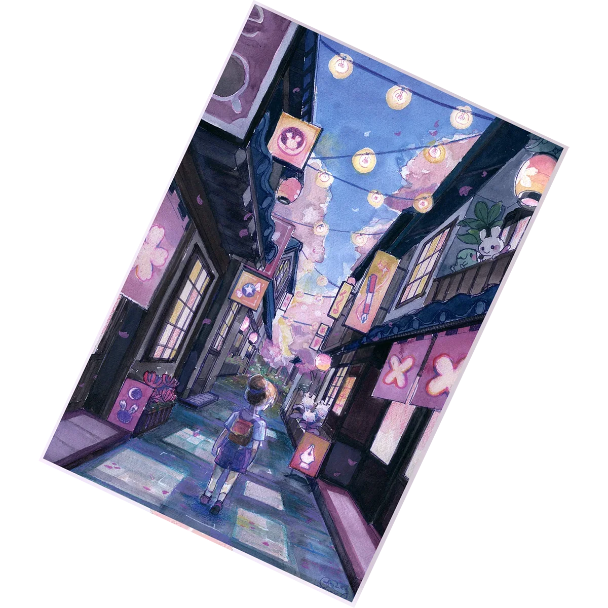 Image of Esterbrook x Sakura Dragon Post Cards - Sakura Street
