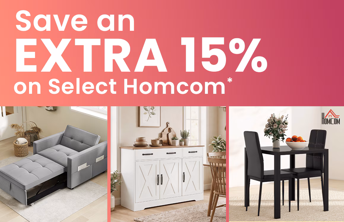CORP Extra 15% off Select Homcom