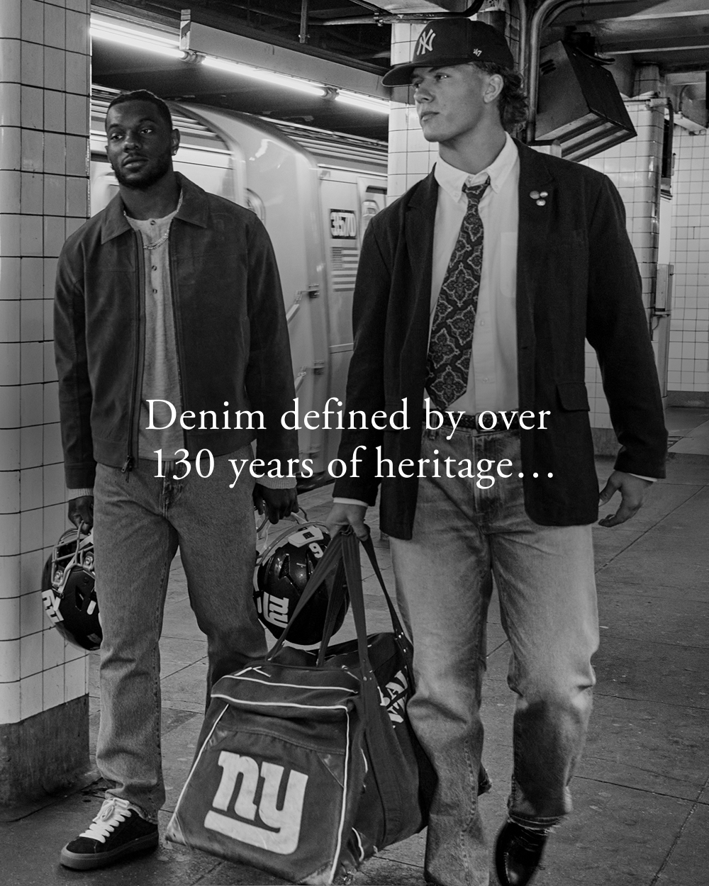Denim defined by over 130 years of heritage…