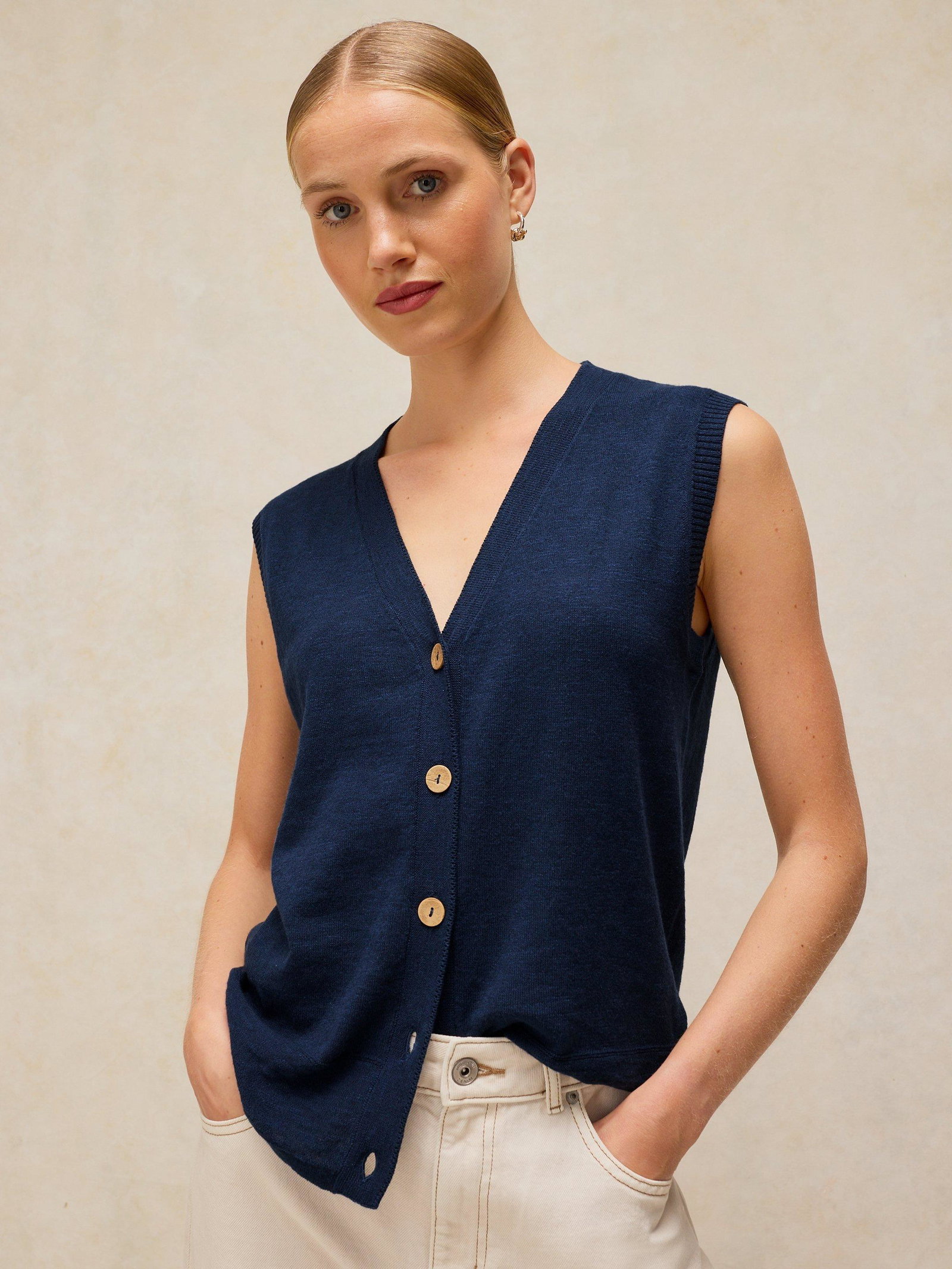 Shop Nova Linen Blend Tank