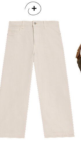 Shop Tia Wide Leg Crop Jean