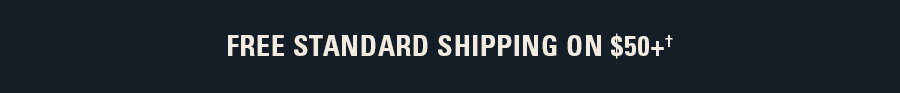 Free standard shipping on $50+