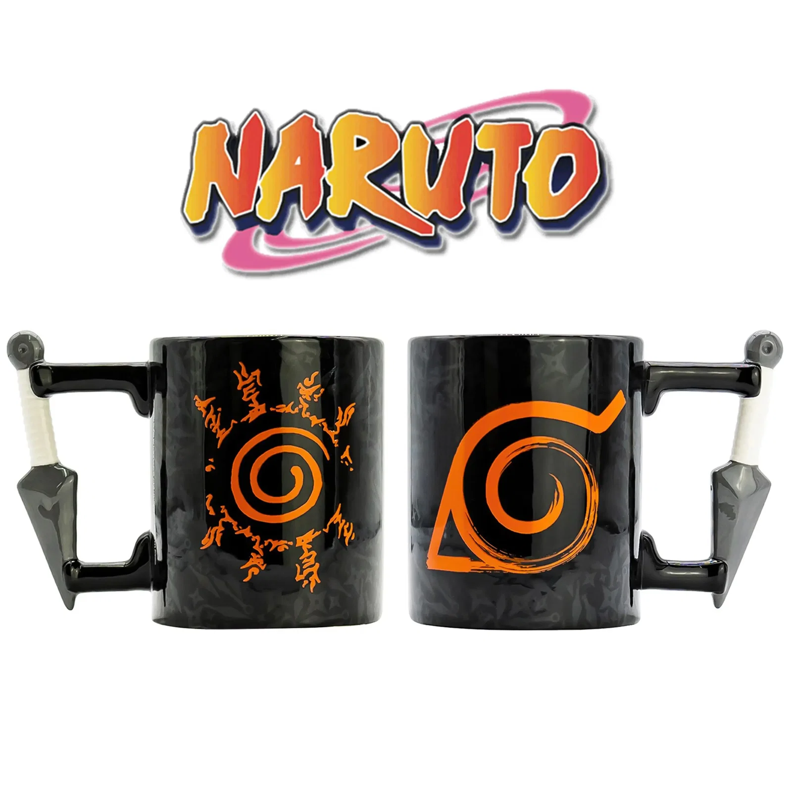 Naruto Shippuden 3D-Becher - Kunai Tasse mit Konoha Symbol