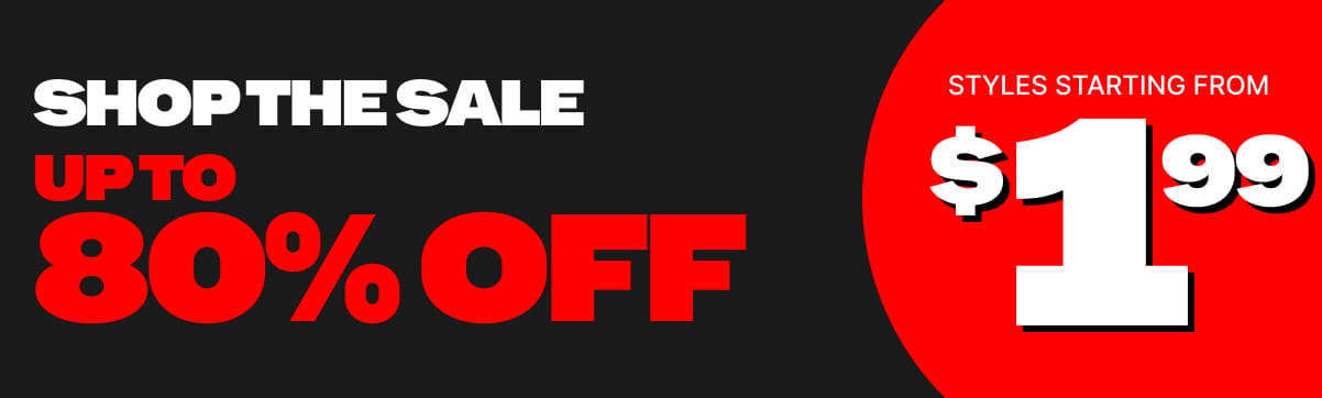 SHOP THE SALE UP TO 80% OFF