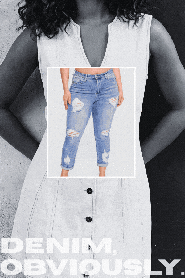 DENIM, OBVIOUSLY. - STARTING FROM $5