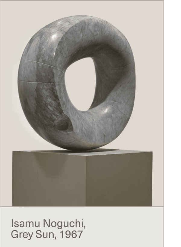 Isami Noguchu, Grey Sun, 1967