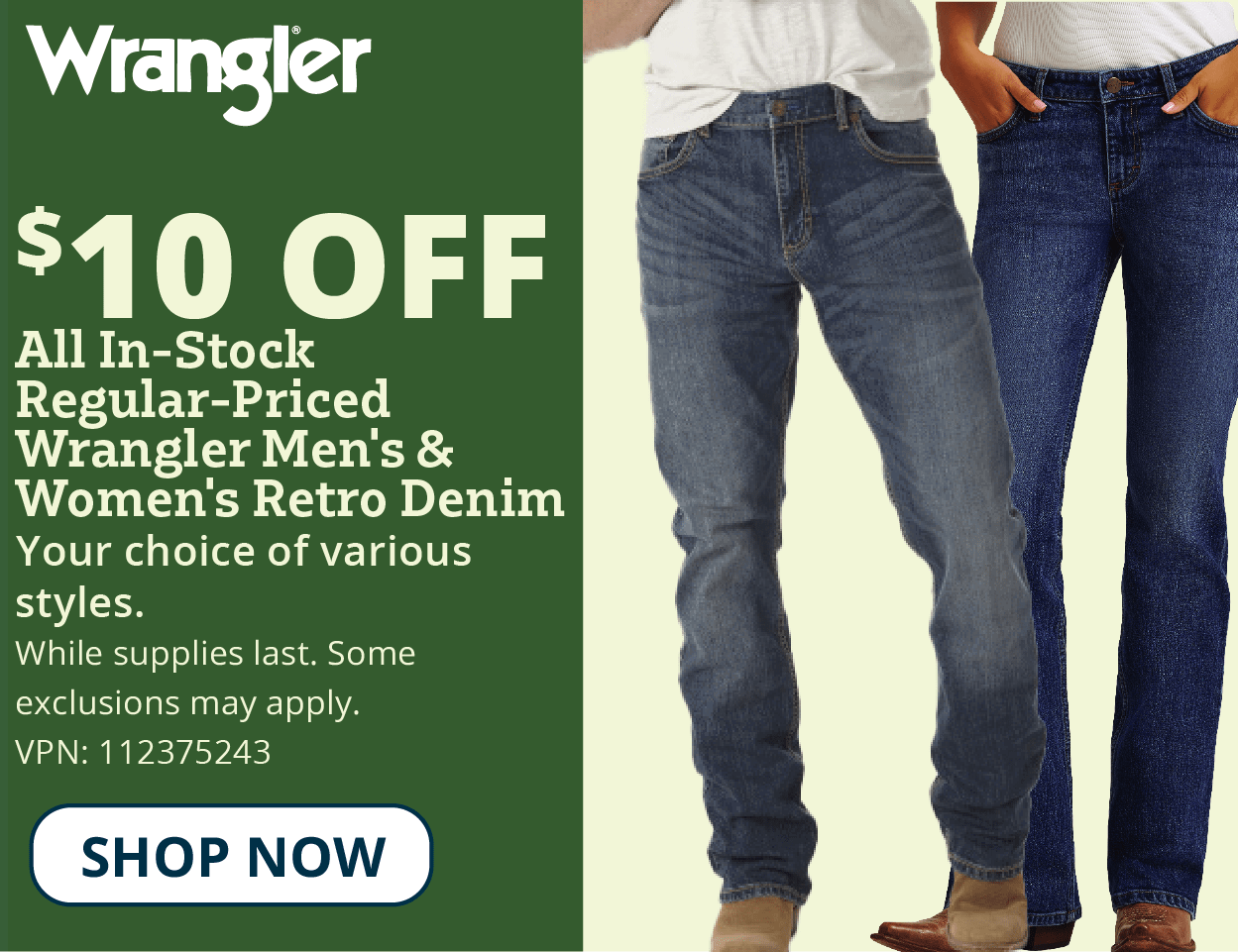 10% OFF RETRO DENIM