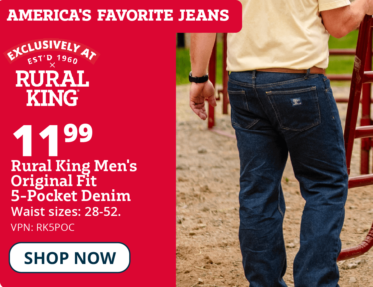 RK 5 POCKET DENIM