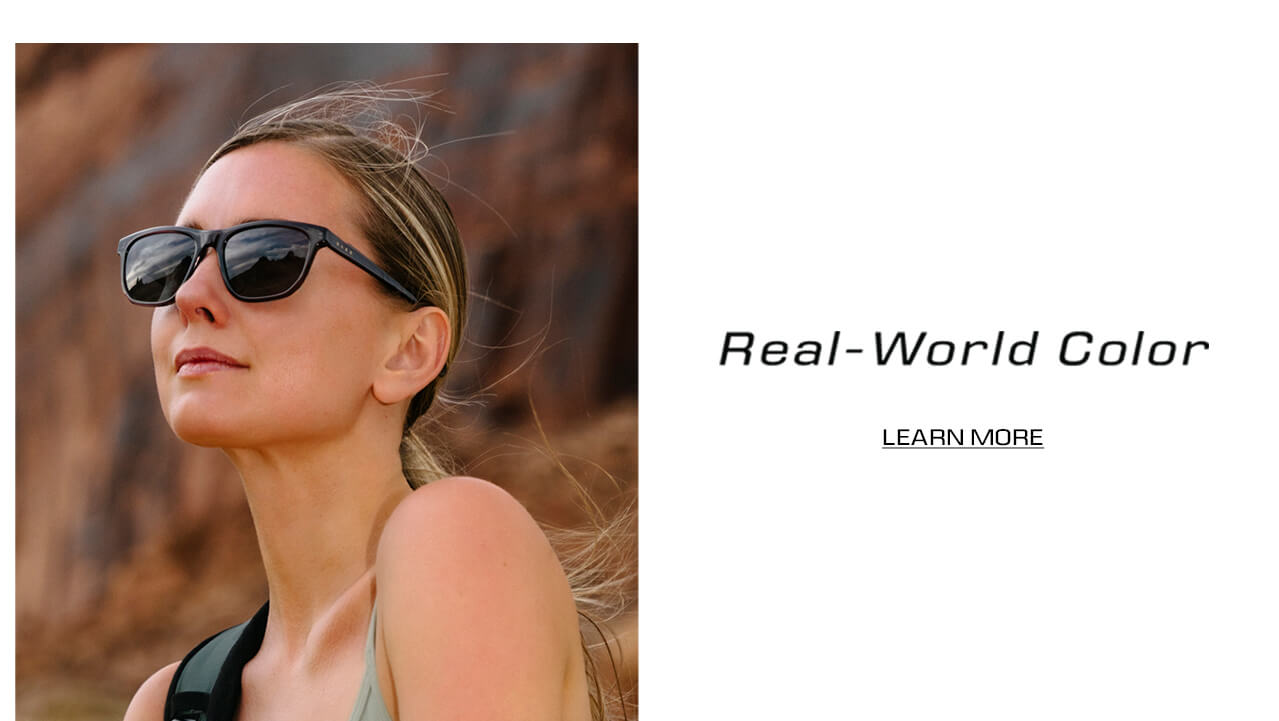 See sharper terrain and softer glare with RAEN's Colorboost™ Terra lens technology.