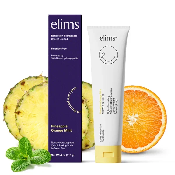 10% Nano-Hydroxyapatite Toothpaste – Pineapple Orange Mint, 4 oz