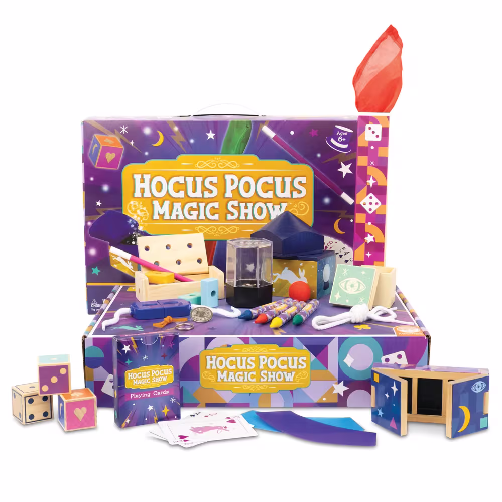 Hocus Pocus Wooden Magic Show Kit