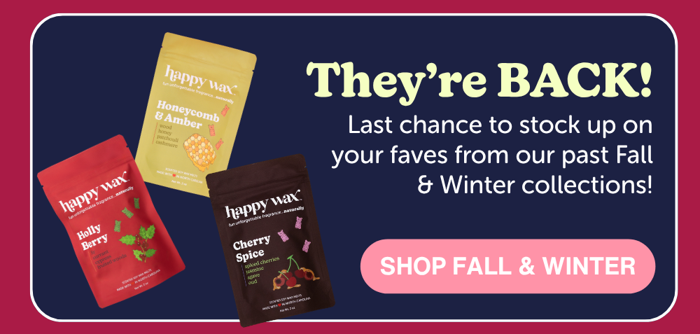 they're back: Last chance to stock up on your faves from our past Fall & Winter collections!