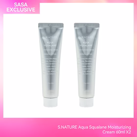 S.NATURE Aqua Squalane Moisturizing Cream 60ml X2