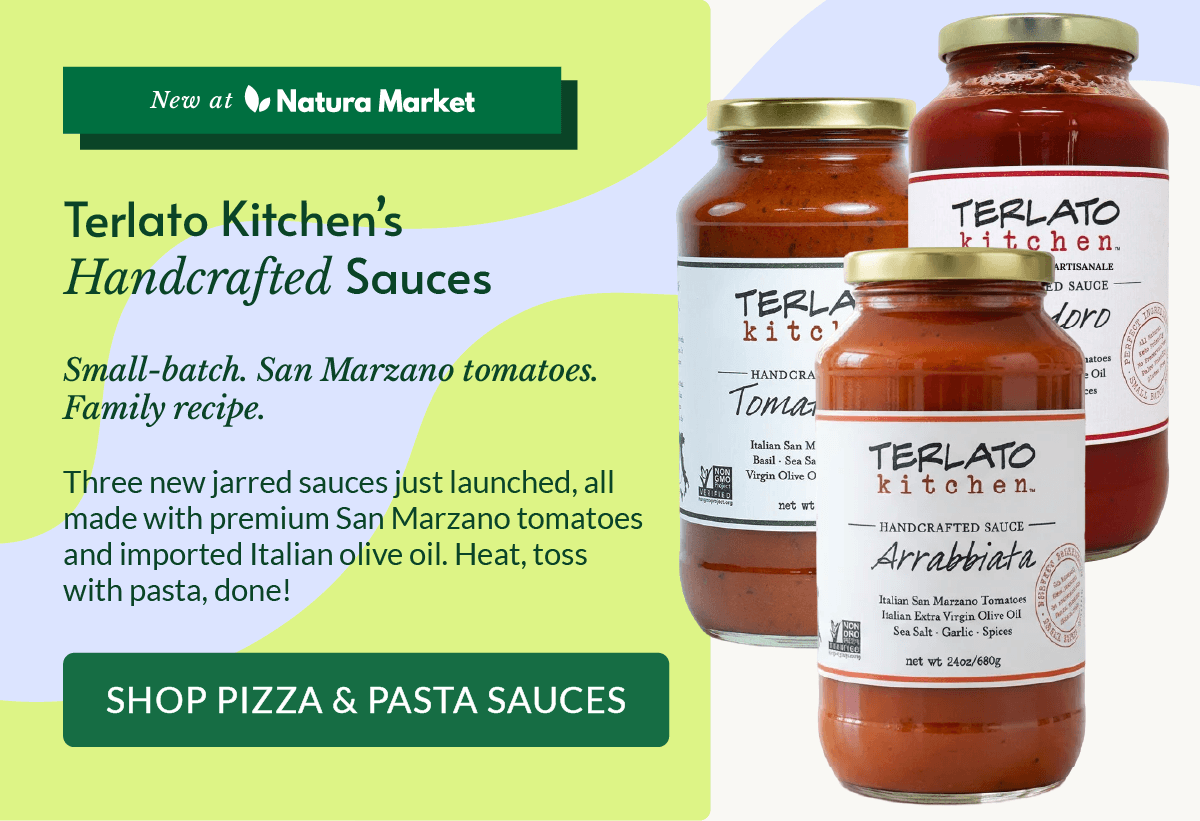 PRODUCT BANNER / Terlato's Pasta Sauces / New Launch