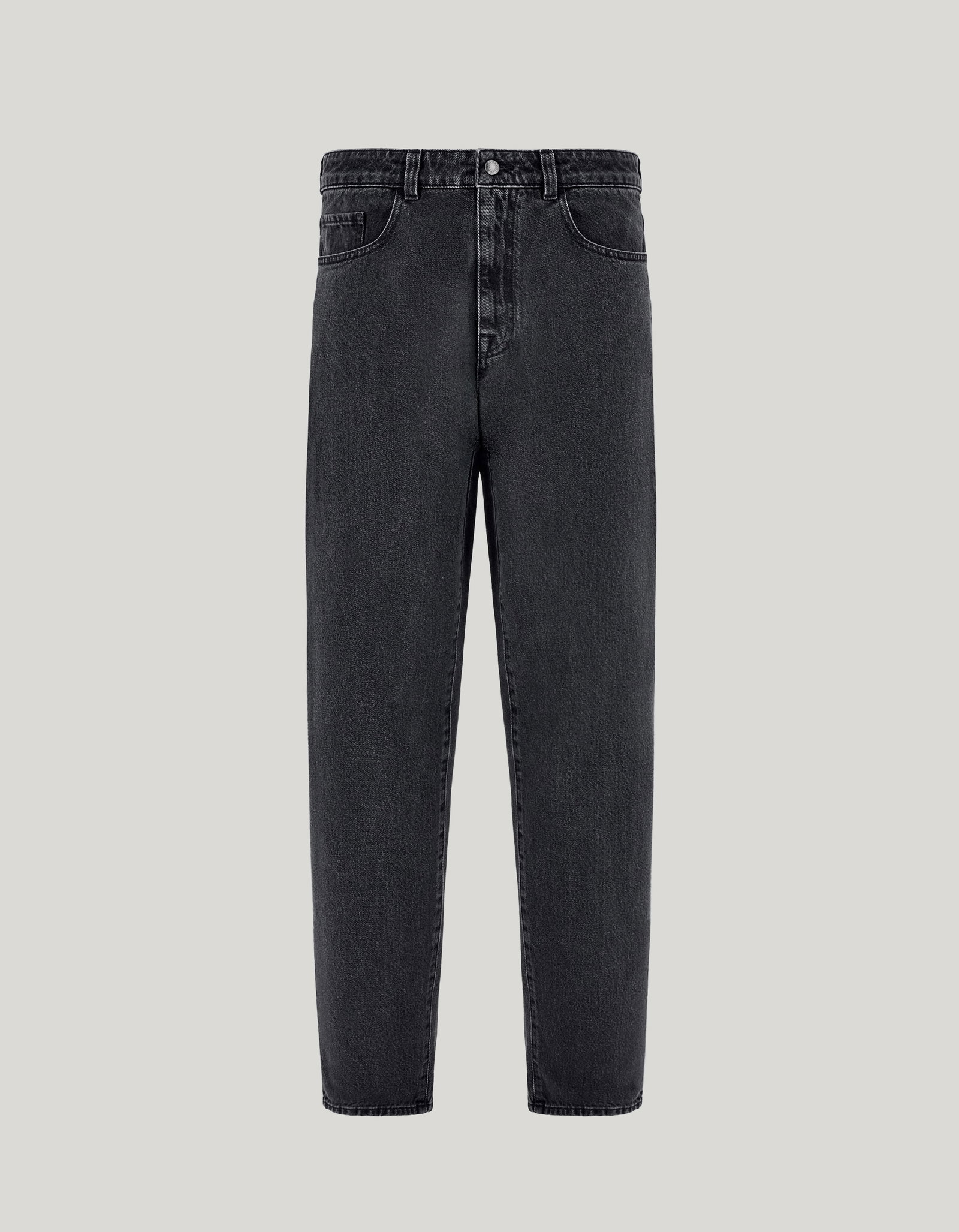 Black regular fit cotton denim jeans_91747-PD01663-111