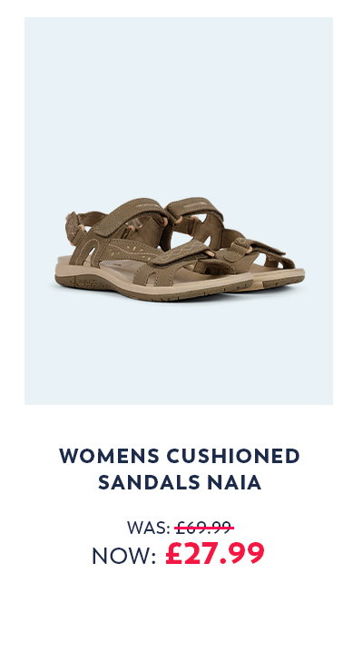 Womens Cushioned Sandals Naia
