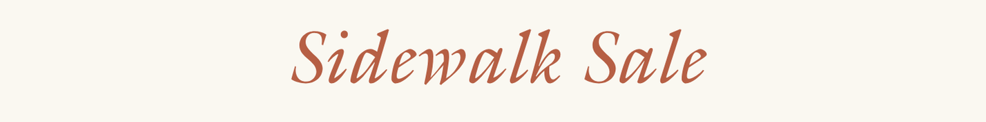 Annual Sidewalk Sale