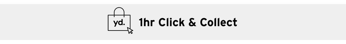 1hr Click & Collect | 365 Day Returns | Free Shipping