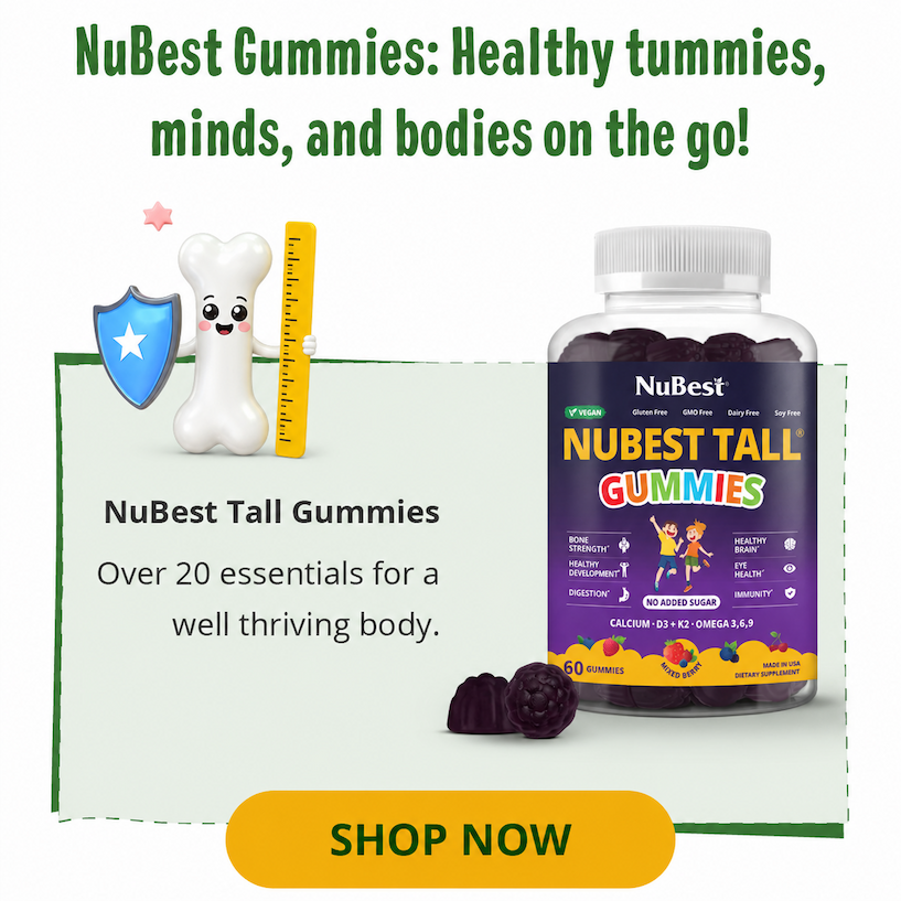 NuBest Gummies: Healthy tummies, minds, and bodies on the go! NuBest Tall Gummies Over 20 essentials for a well thriving body.
