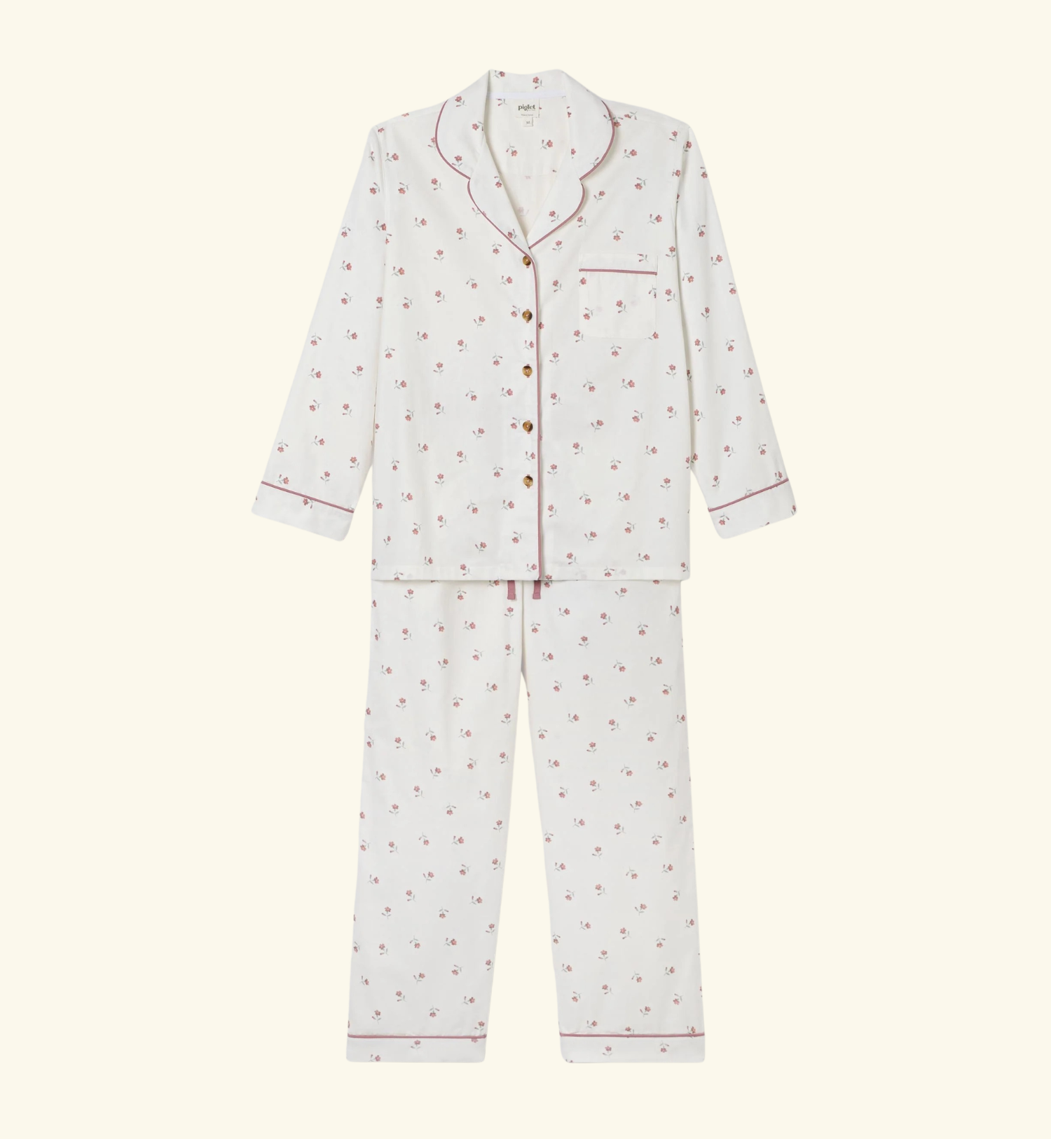 Pearl Posy Bud Cotton Trouser Set