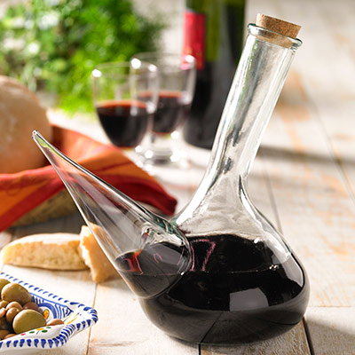 Glass Porrón Wine Pitcher