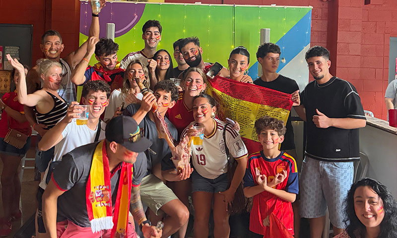 Spain Celebrates Victory Together