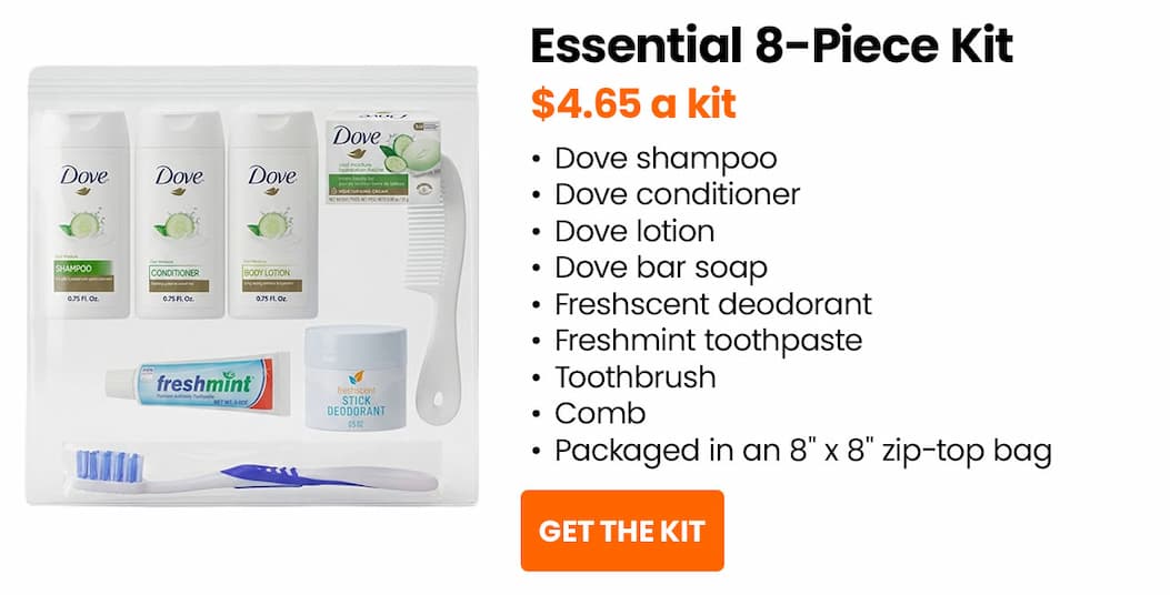 Essential 8-Piece kit. Get the kit.