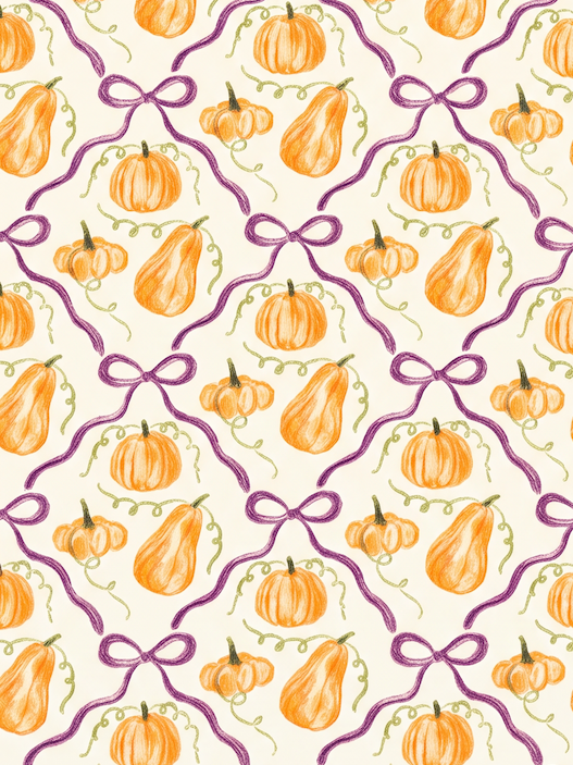 Pumpkin Parterre Smocked Collection