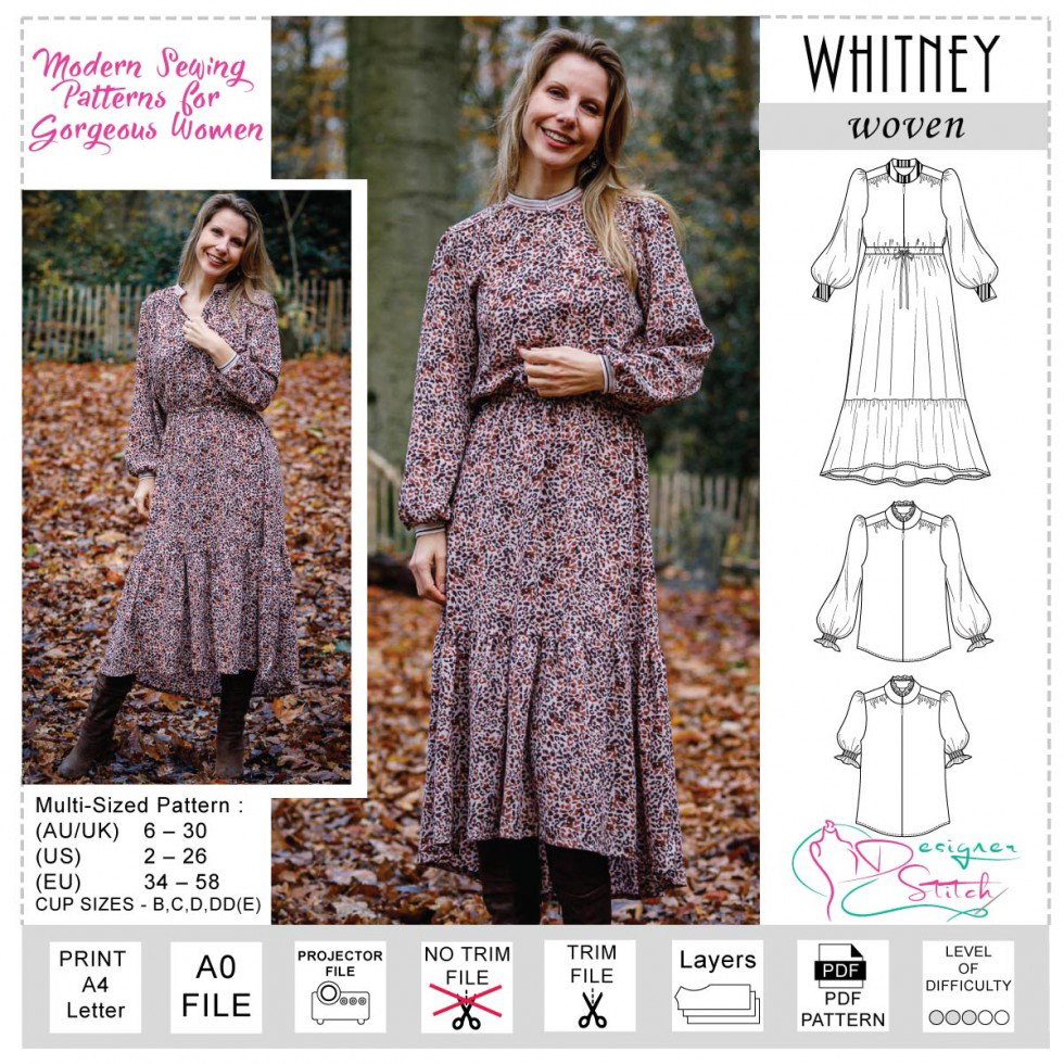 Designer Stitch Whitney Dress & Blouse
