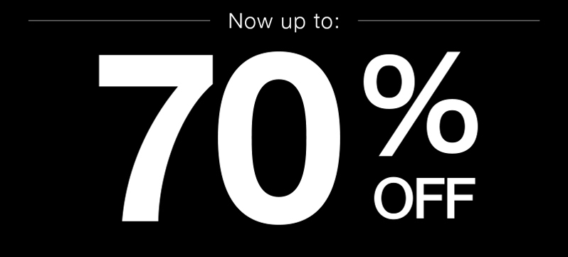 Now up to 70% OFF Now up to 70% OFF