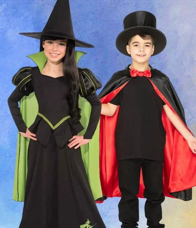 Wicked Witch girls costume and Magician Kids Costumes. Click to shop all Book Week.