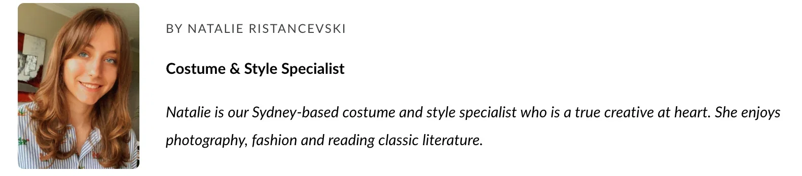 Written by Natalie Ristancevski. Web Content Producer.