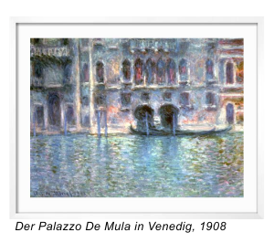 Der Palazzo De Mula in Venedig, 1908