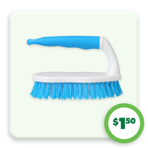 $1.50 Scrub Brushes With Handles