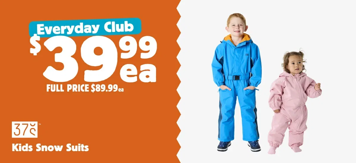 37 Degrees South Kids Snow Suits