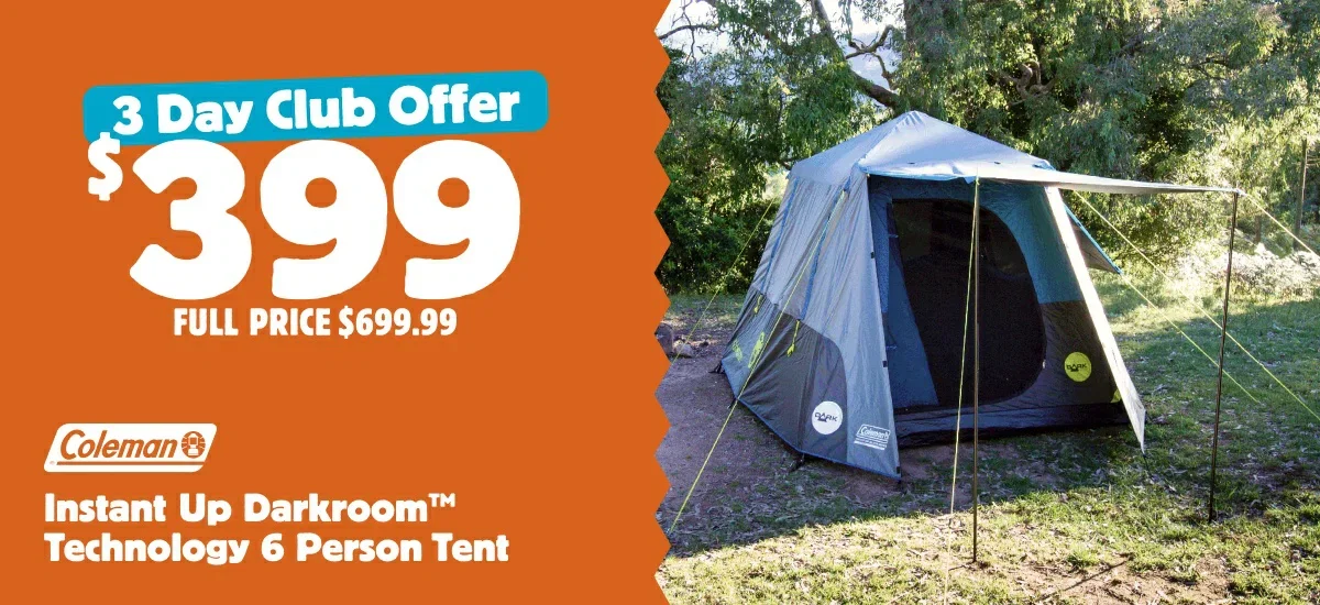 Coleman Instant Up Darkmoon Technology 6 Person Tent