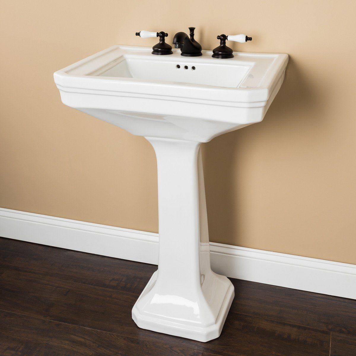 Image of Royal 26 Inch Vintage Porcelain Pedestal Sink